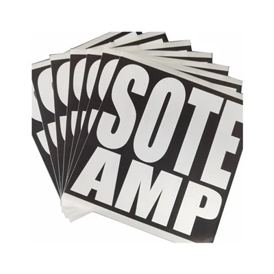 Graffiti Label Destructible Eggshell Sticker