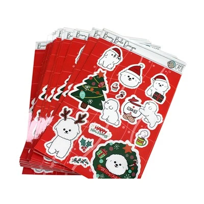 Waterproof Adhesive Cartoon Sticker Digital Print